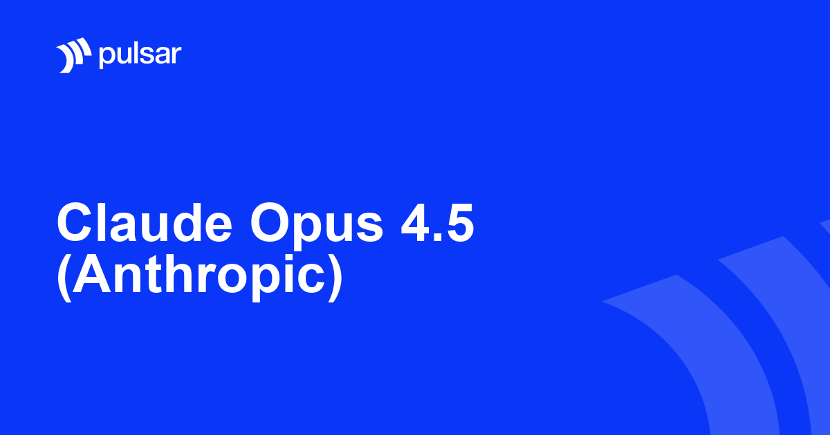 Claude Opus 4.5 (Anthropic)
